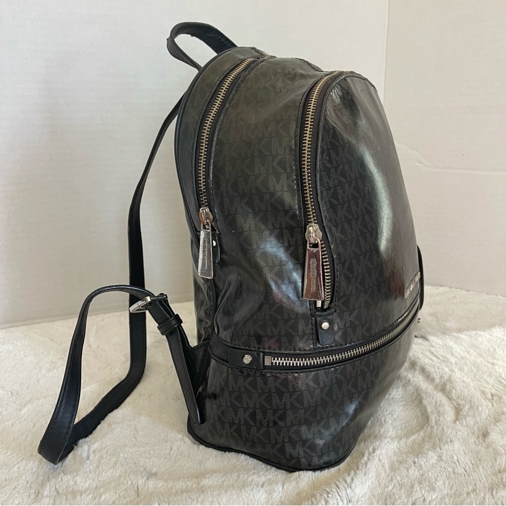 Michael Kors Black and Silver Backpack - Picture 2 of 13